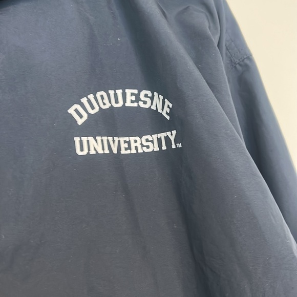 Duquesne University Navy Unisex Pullover Rain Coat, Small - Picture 10 of 14